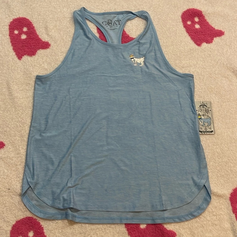 NWT women’s Goat USA racerback tank top M